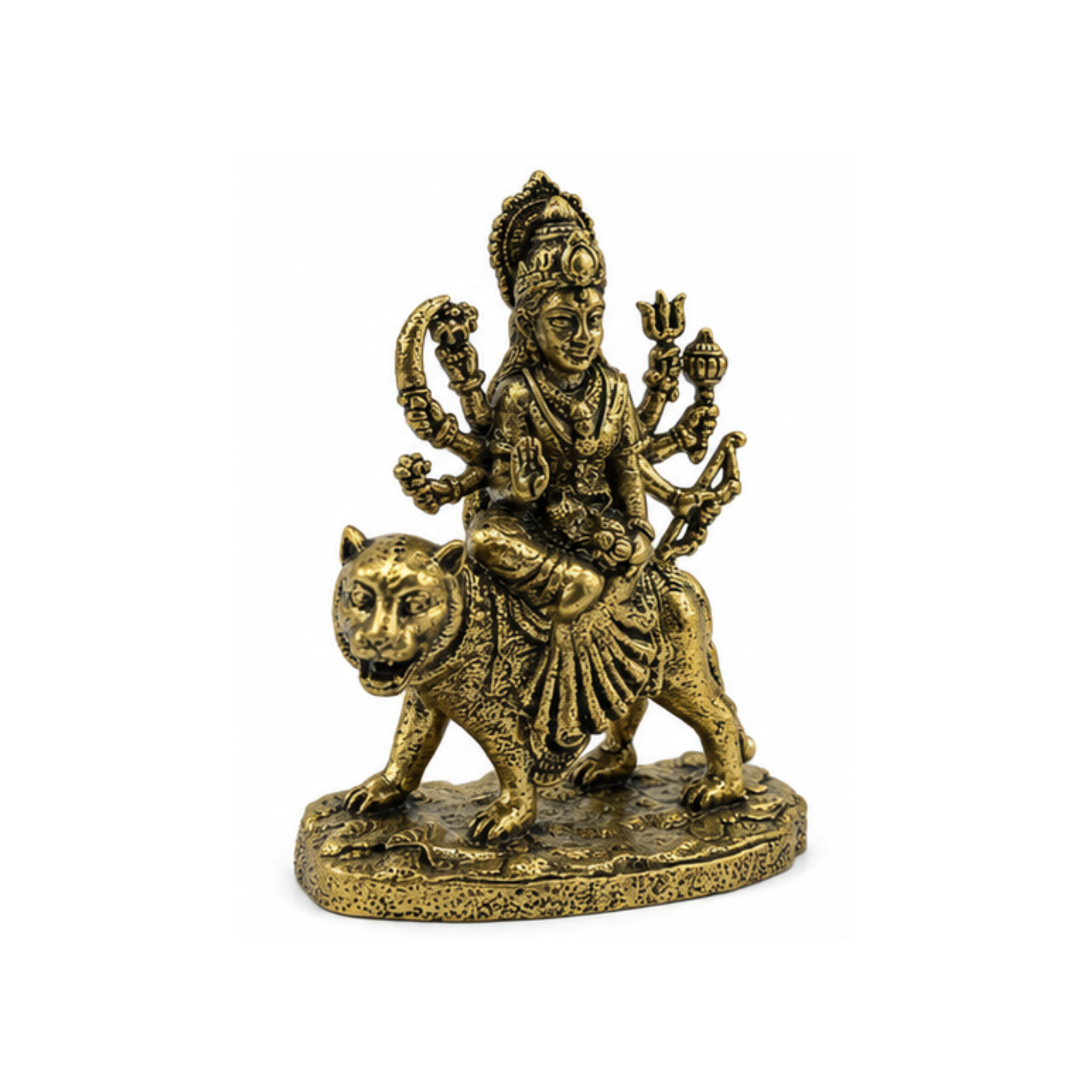 Panchaloha Durga Idol on Lion | Panchalogam Durga Maa Murti | Panchadhatu Durga Devi Statue