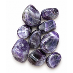 Natural Amethyst Tumble Stones – Polished Purple Gemstones | Manifestation Healing and Meditation Crystals