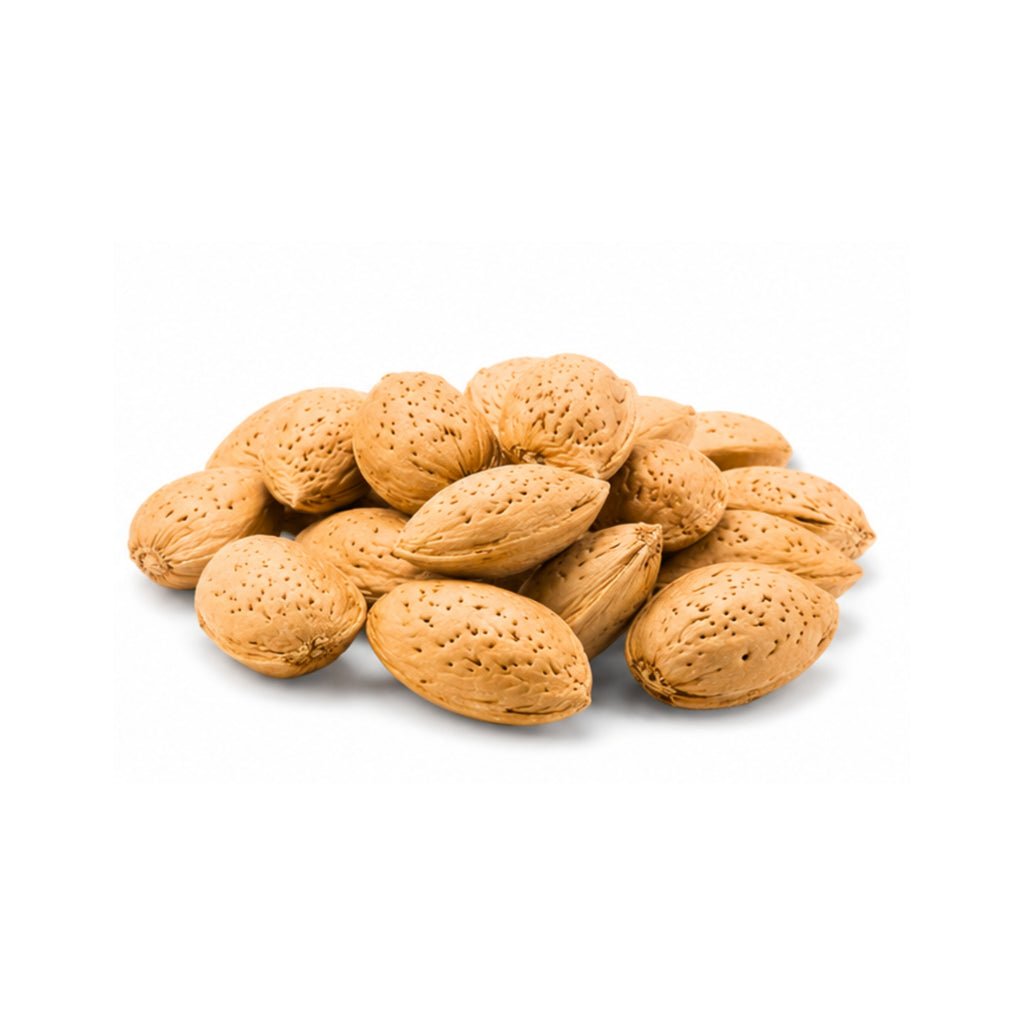 Puja Almonds with Shell| Whole Badam | Sabut Badam | Whole Almonds | Puja Badam |  Unshelled Almonds | 9pcs per pack