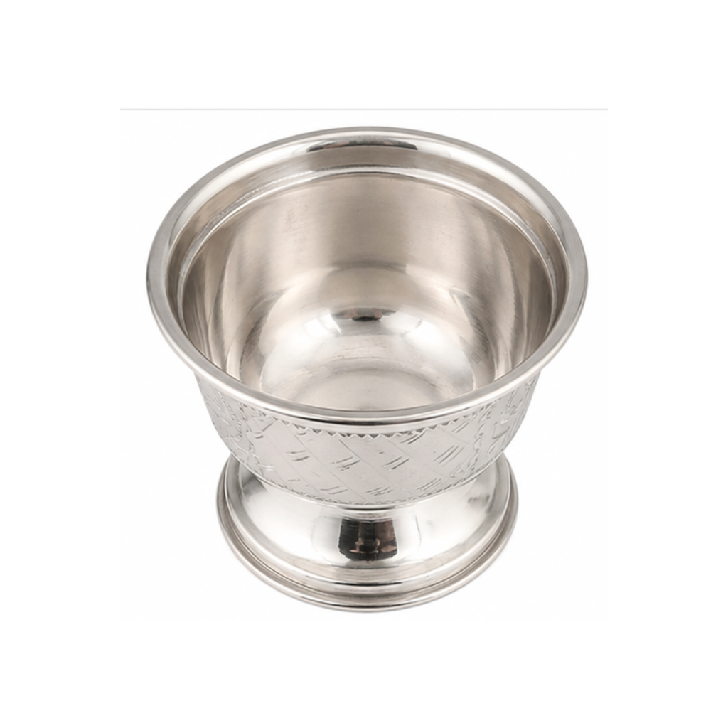 Pure Silver Sriman Cup 35g | Silver Chandan Cup | Silver Puja Cup