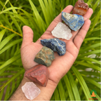 7 Chakra Raw Stone Set | 7 Chakra Natural Crystals Set| Carnelian Lapis Lazuli Sodalite Pyrite Red Jasper Rose Quartz Clear Quartz | Crystal Gift