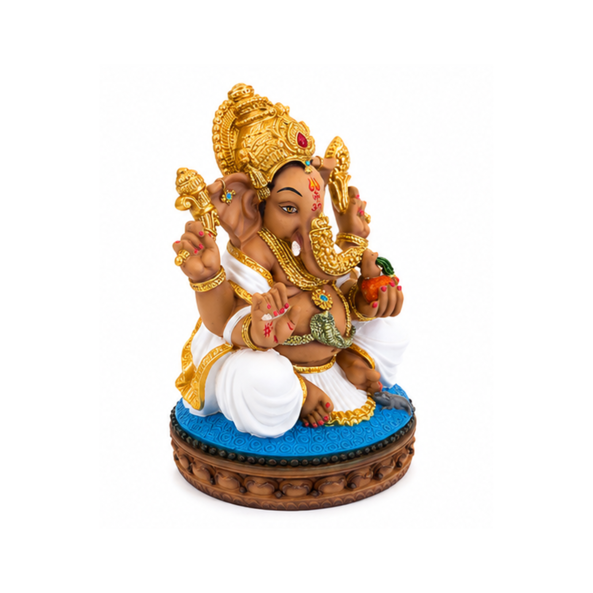 Decorative Large Ganesha Murti | Traditional Lord Ganesha Idol | Ganpati Murti for Ganesha Chaturthi