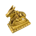 Brass Nandi Bull Idol | Sacred Nandi Bull Statue | Nandi Murti