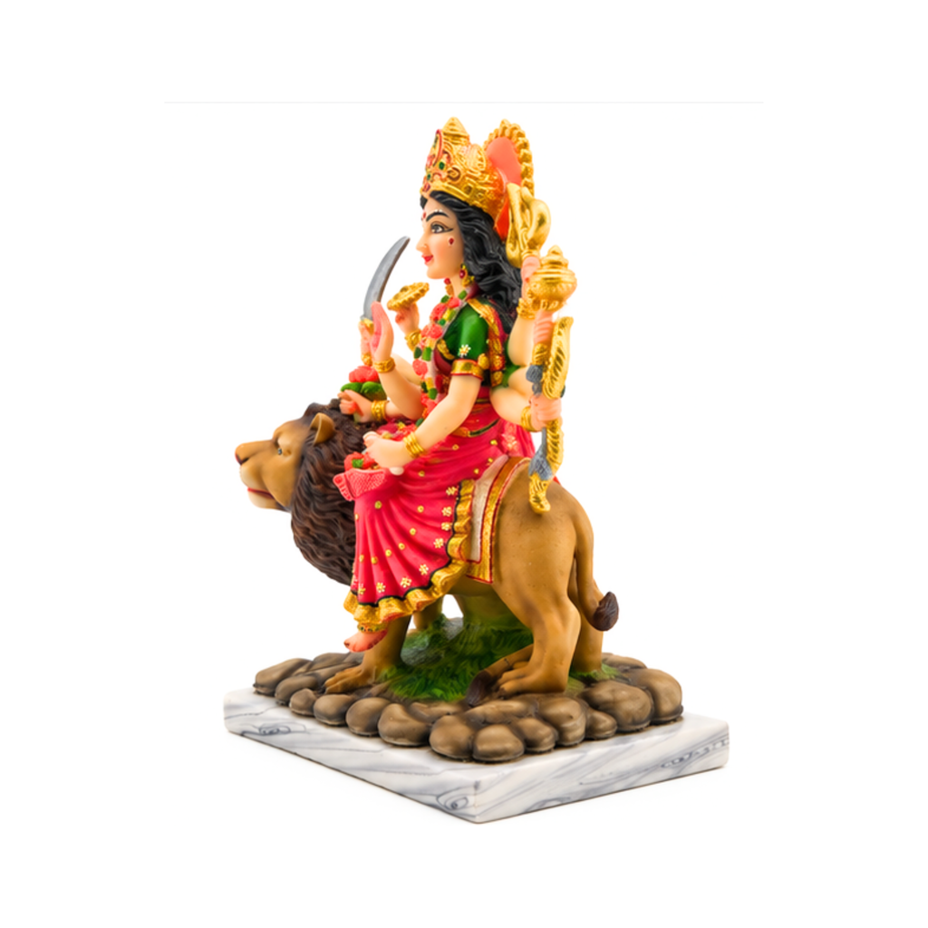 Large Durga Devi Idol | Goddess Durga on Lion | Traditional Maa Durga Statue | Large Durga Mata Murti