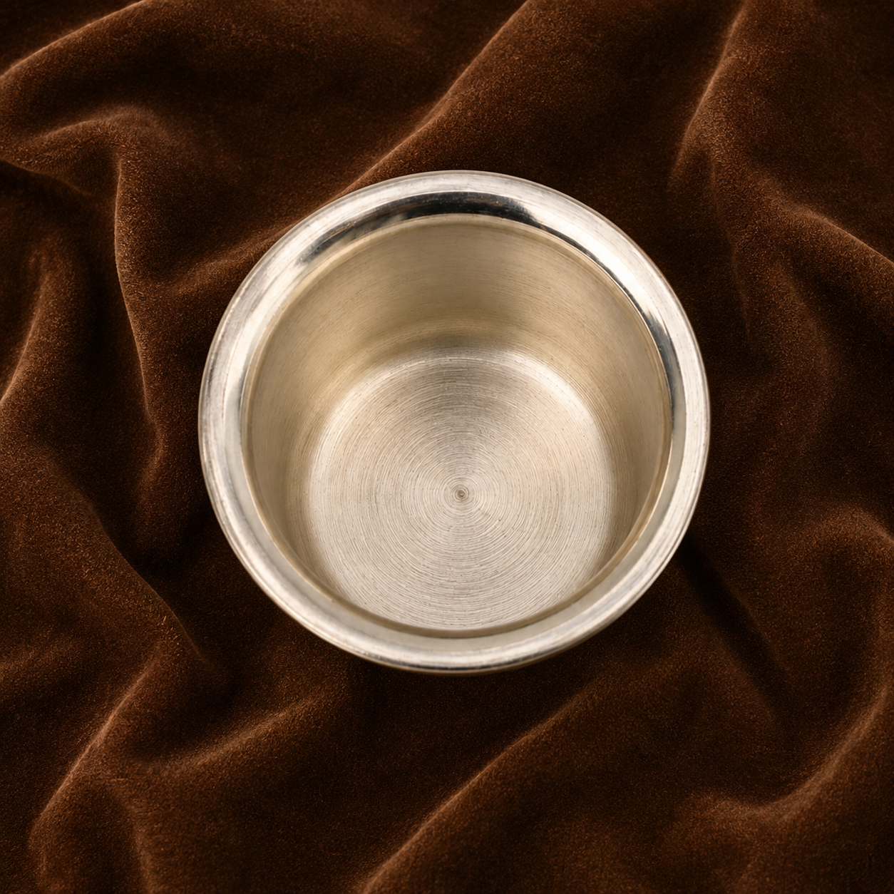 Silver Fulpatra – Traditional Pooja Offering Bowl