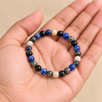 Natural Sodalite Crystal Bracelet | Crystal Jewelry | Meditation Yoga Bracelet | Crystal Gift for Men & Women