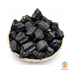Black Tourmaline Raw Crystals – Natural Rough Unpolished Black Tourmaline Stones | Black Manifestation Healing and Meditation Crystals