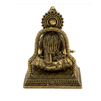 Panchaloha Saraswati Sitting on Asana Statue | Panchadhatu Saraswati Murti | Panchalogam Saraswati Idol