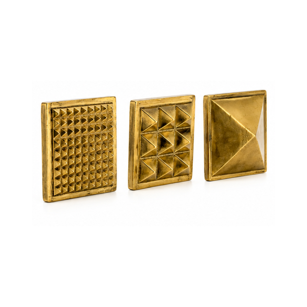 Brass Vastu Pyramid Set of 3 | 3 Layer Feng Shui Pyramid | 91 Pyramids in Total