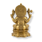 High Quality Brass Lord Ganesha Idol | Handcrafted Brass Ganpati Statue | Heavy Ganesha Murti