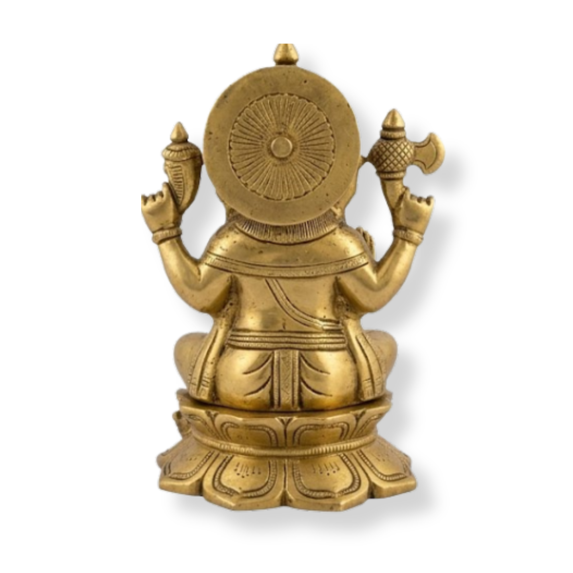 High Quality Brass Lord Ganesha Idol | Handcrafted Brass Ganpati Statue | Heavy Ganesha Murti