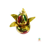 Small 5-Step Samai Diya | Mini Multi-Tier Oil Lamp for Puja, Aarti, Mandir, Home Temple, Festivals &amp; Spiritual Rituals