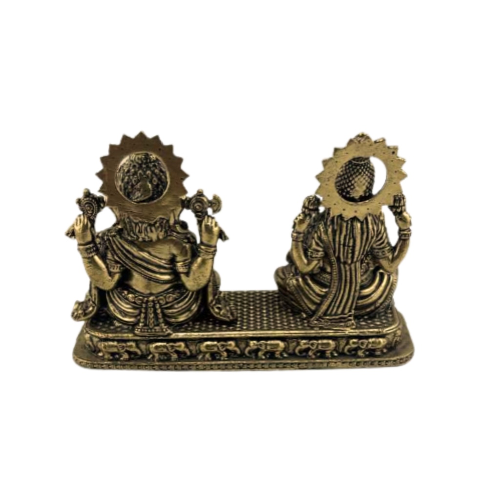 Panchaloha Lakshmi Ganesha Idol | Panchadhatu Laxmi Ganapati Murti | Panchadhatu Lakshmi Ganesha Statue | Diwali Gift