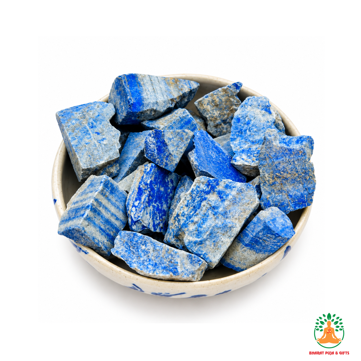 Lapis Lazuli Raw Crystals – Natural Rough Unpolished Blue Lapis Lazuli Stones | Blue Manifestation Healing and Meditation Crystals