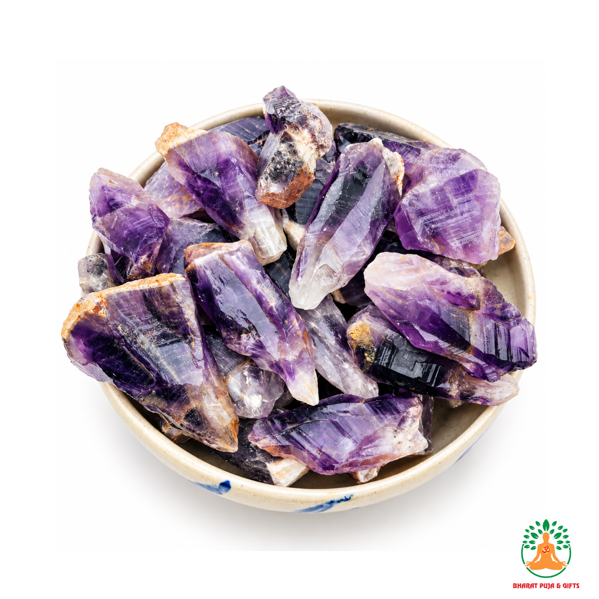 Amethyst Raw Crystals – Natural Rough Unpolished Amethyst Stones | Purple Manifestation Healing and Meditation Crystals