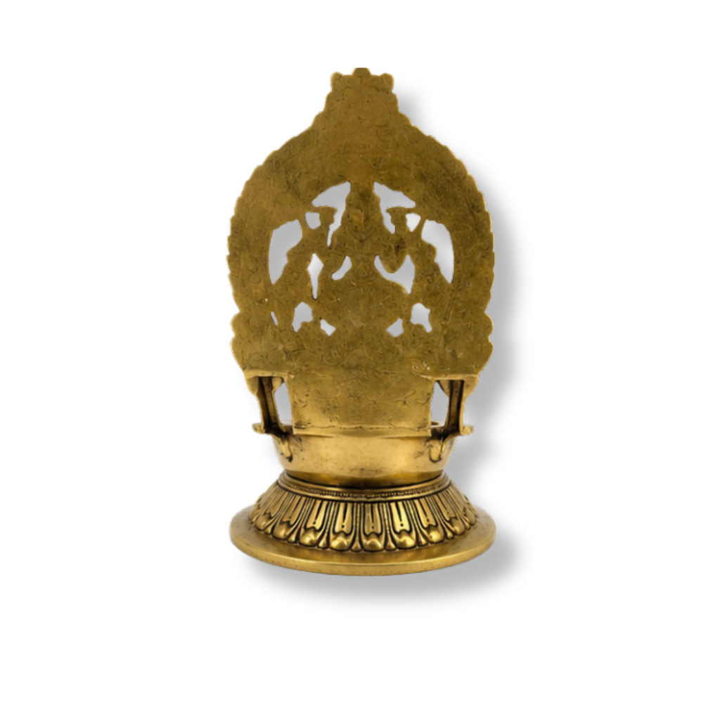 Brass Gajalakshmi Kamakshi Diya | Brass Kamakshi Vilakku | Brass Gajalakshmi Oil Lamp