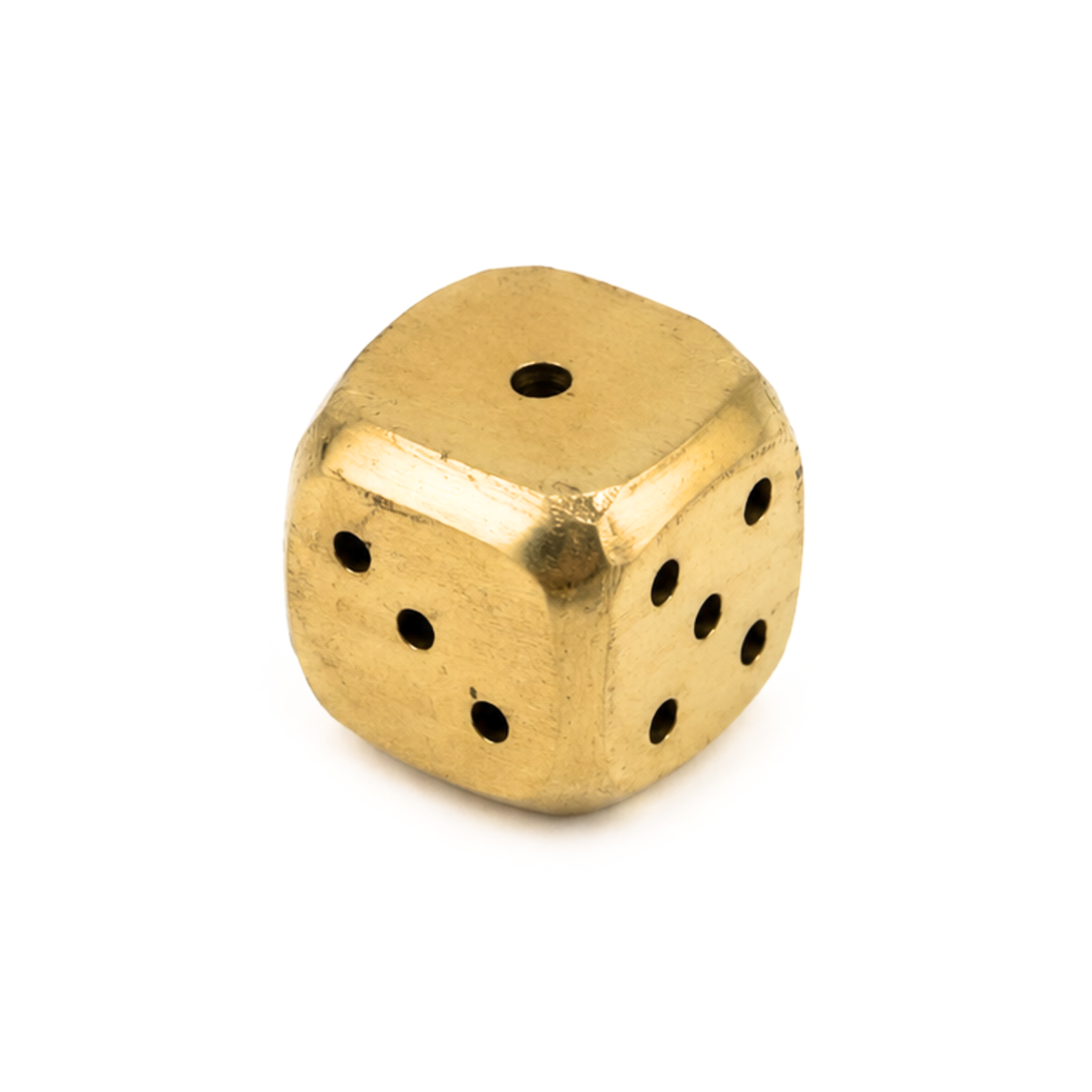 Brass Dice-Shaped Agarbatti Stand | Traditional Incense Holder | Brass Incense Stand