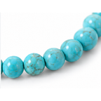Natural Turquoise Bracelet | Blue Turquoise Crystal Gemstone Bracelet | Protection & Healing Jewelry | Good Luck Crystal Bracelet | Gift for Men & Women