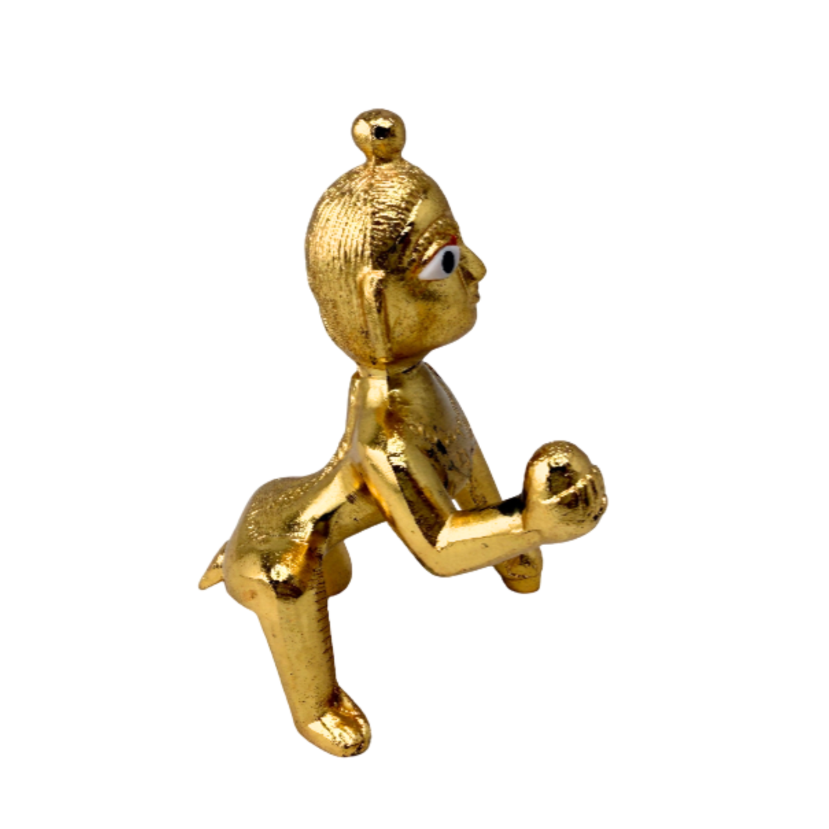 Brass Laddu Gopal Idol | Small Brass Baby Krishna Murti