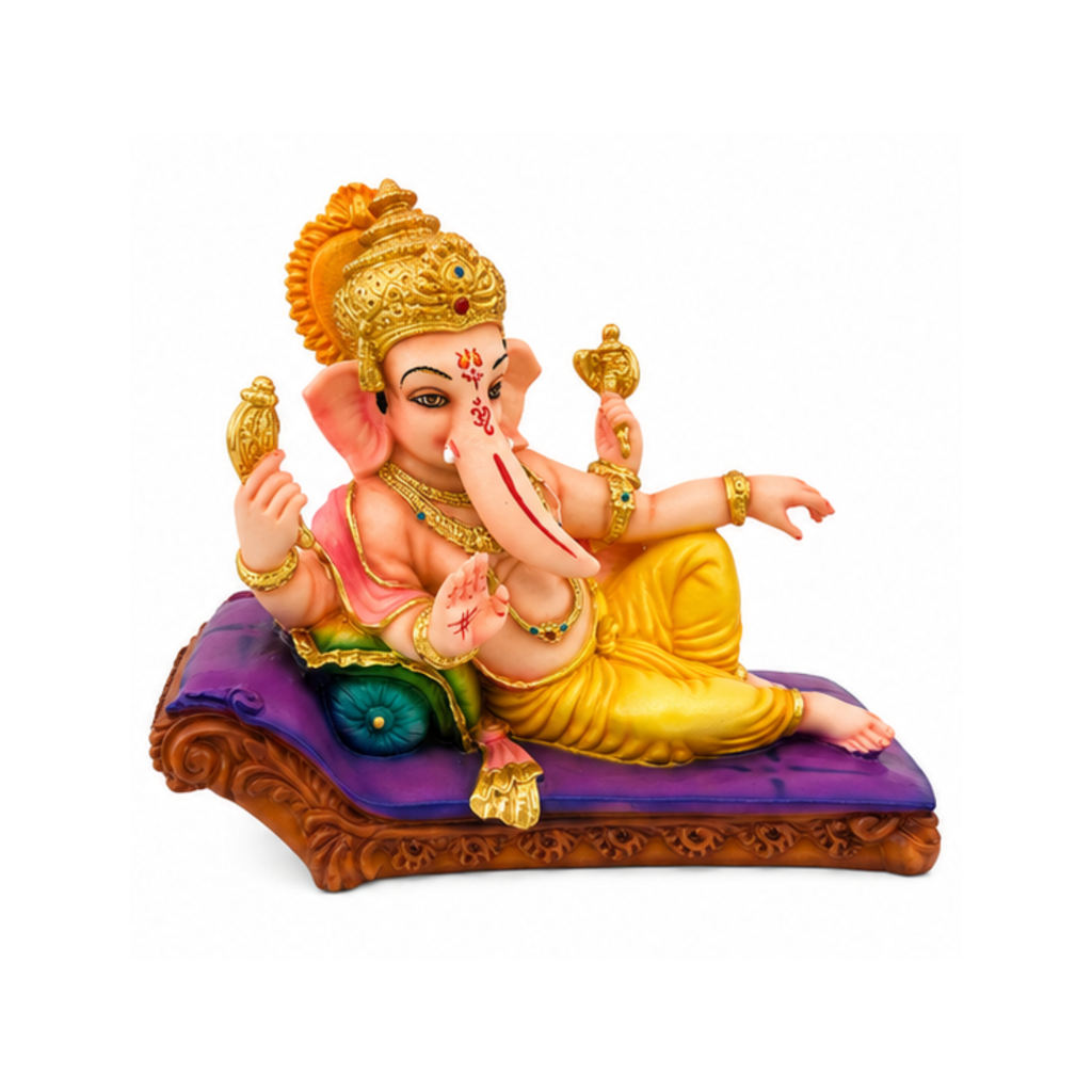 Ganesha Lying Down Murti | Ganapati Statue | Royal Ganesha Idol