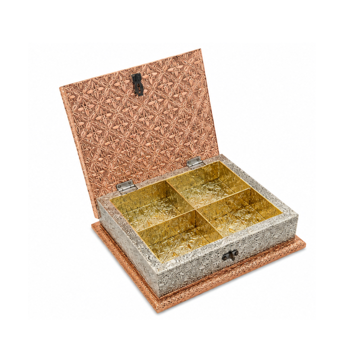 Dry Fruit Box Rose Gold | Fancy Diwali Gift Box