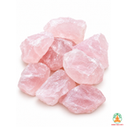 Rose Quartz Raw Crystals – Natural Rough Unpolished Rose Quartz Stones | Pink Manifestation Healing and Meditation Crystals