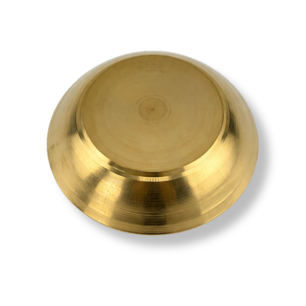 Kansa Plate 3.75 inch | Small Bronze Plate
