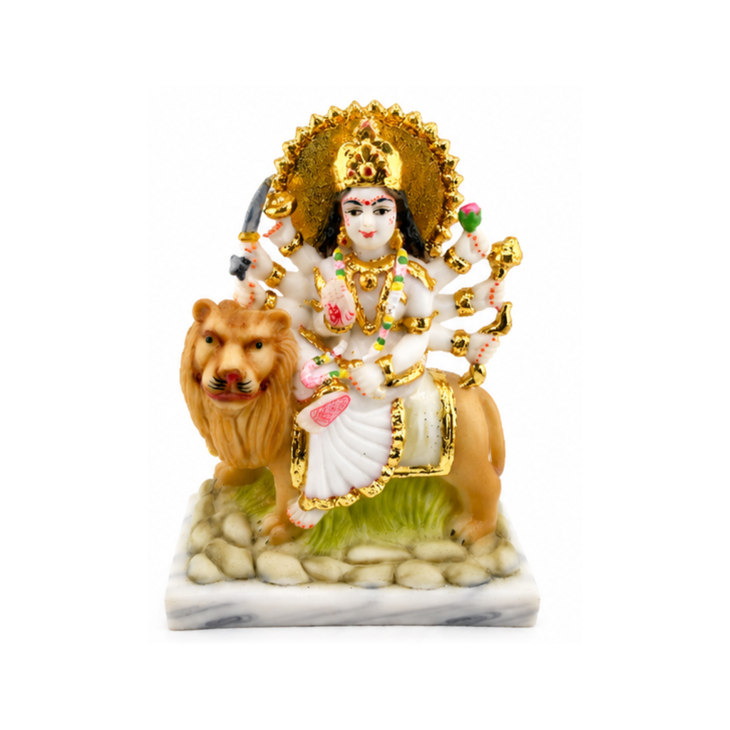 Goddess Durga On Lion Idol | Durga Devi Murti | Durga Mata Statue
