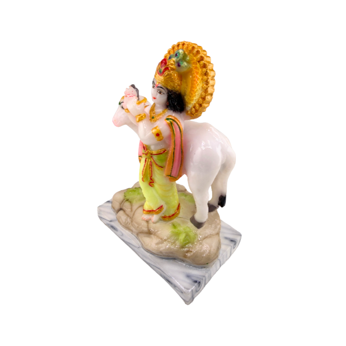 Krishna with Cow | Traditional Lord Krishna Idol