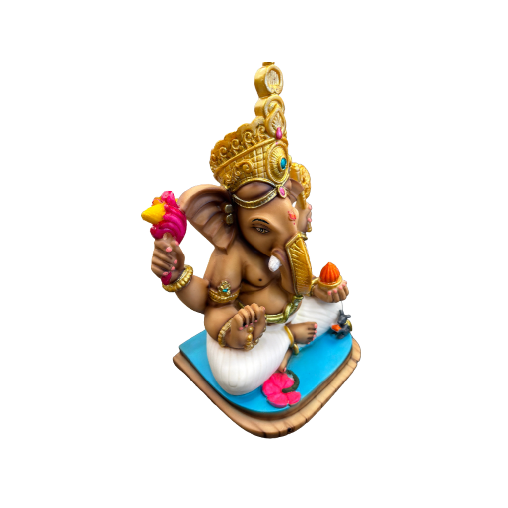 Elegant Sitting Ganesha | Ganesha Murti for Ganapati Puja and Ganesha Chaturthi