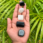 Protection & Shielding Tumble Stone Set – Polished Natural Gemstones | Tumbled Crystals Set | Spiritual Gift | Manifestation and Meditation Crystals