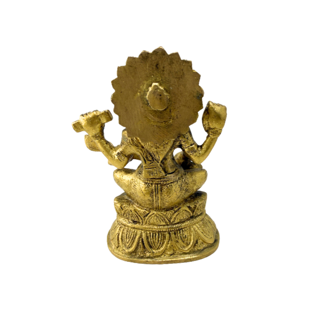 Brass Goddess Saraswati Idol | Maa Saraswati Veena Statue | Saraswati Devi Murti