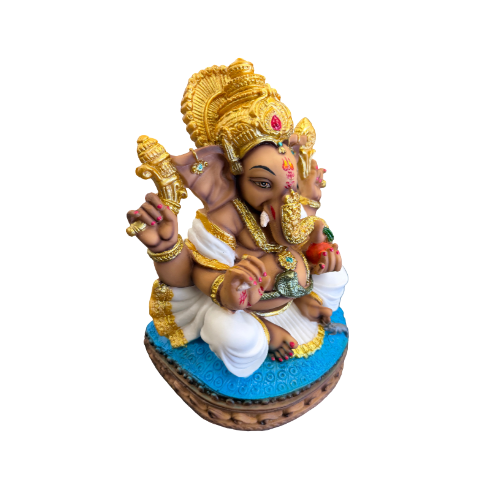 Decorative Large Ganesha Murti | Traditional Lord Ganesha Idol | Ganpati Murti for Ganesha Chaturthi