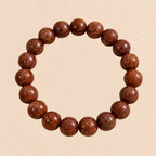 Red Goldstone Bracelet | Sparkling Brown Crystal Bracelet | Confidence & Motivation Jewelry | Positive Energy Bracelet | Spiritual Jewelry