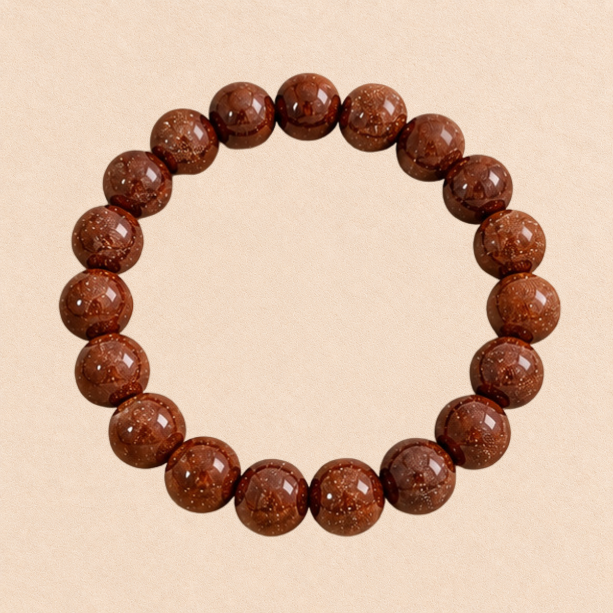 Red Goldstone Bracelet | Sparkling Brown Crystal Bracelet | Confidence & Motivation Jewelry | Positive Energy Bracelet | Spiritual Jewelry