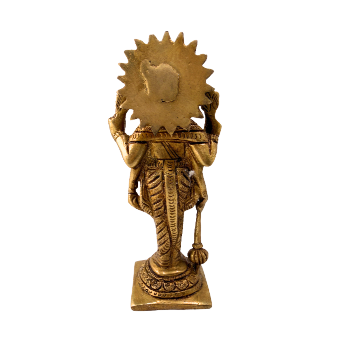 Brass Balaji Statue | Brass Vishnu Murti with Shankha Chakra Gada Padma | Lord Vishnu Idol