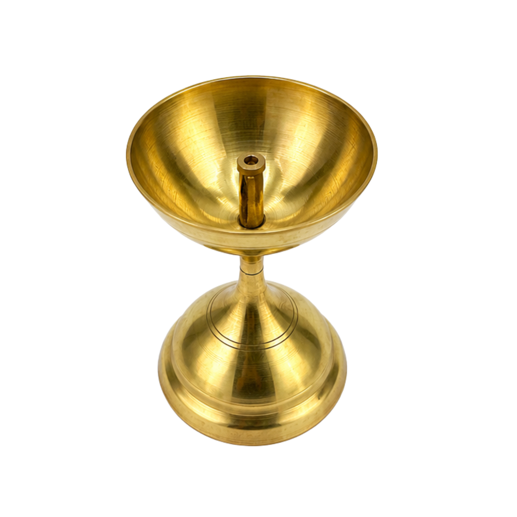 Brass Akhand Jyot Diya | Traditional Brass Oil Lamp | Long Burning Oil Lamp