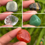Wealth & Success Tumble Stone Set – 5 Polished Gemstones for Abundance, Confidence, Motivation & Meditation | Tumbled Crystals Set | Spiritual Gift | Manifestation and Meditation Crystals