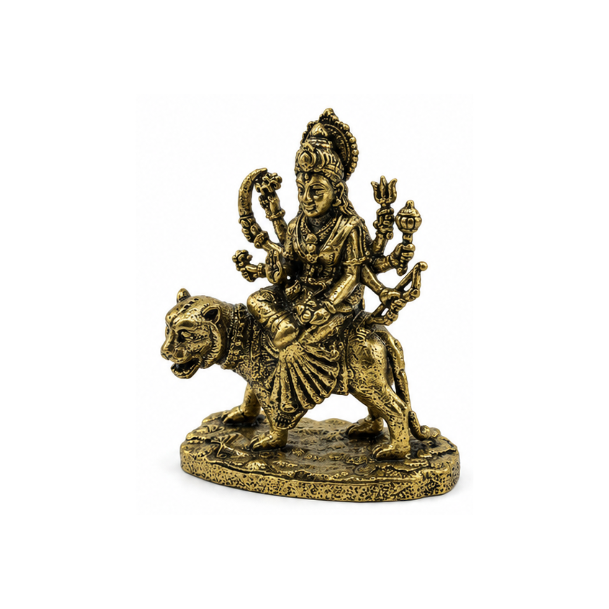 Panchaloha Durga Idol on Lion | Panchalogam Durga Maa Murti | Panchadhatu Durga Devi Statue