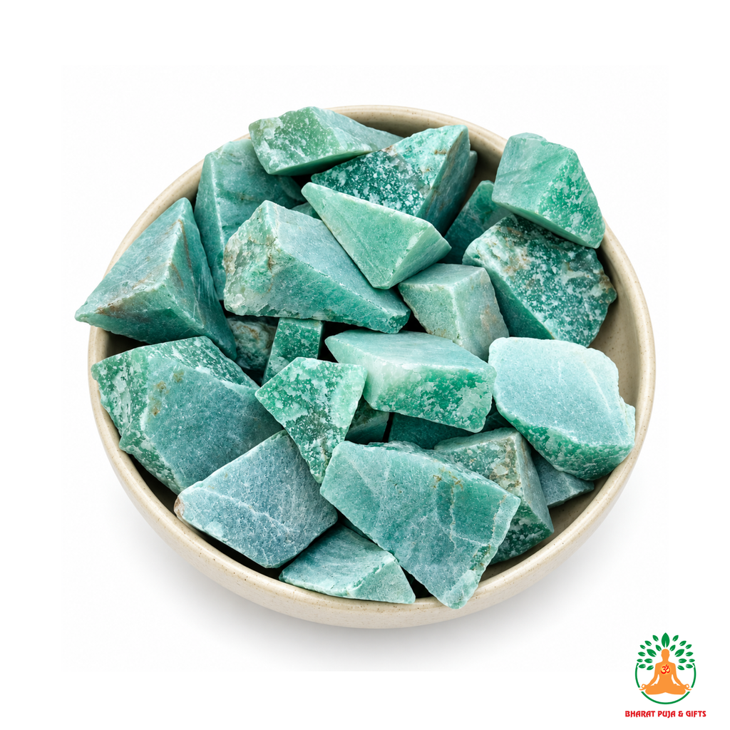 Green Aventurine Raw Crystals – Natural Rough Unpolished Green Aventurine Stones | Black Manifestation Healing and Meditation Crystals