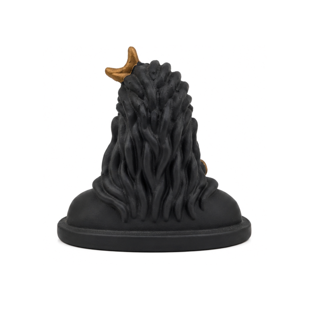 Adiyogi Shiva Idol | Shiva Bust with Golden Accents | Lord Shiva Statue for Car Dashboard