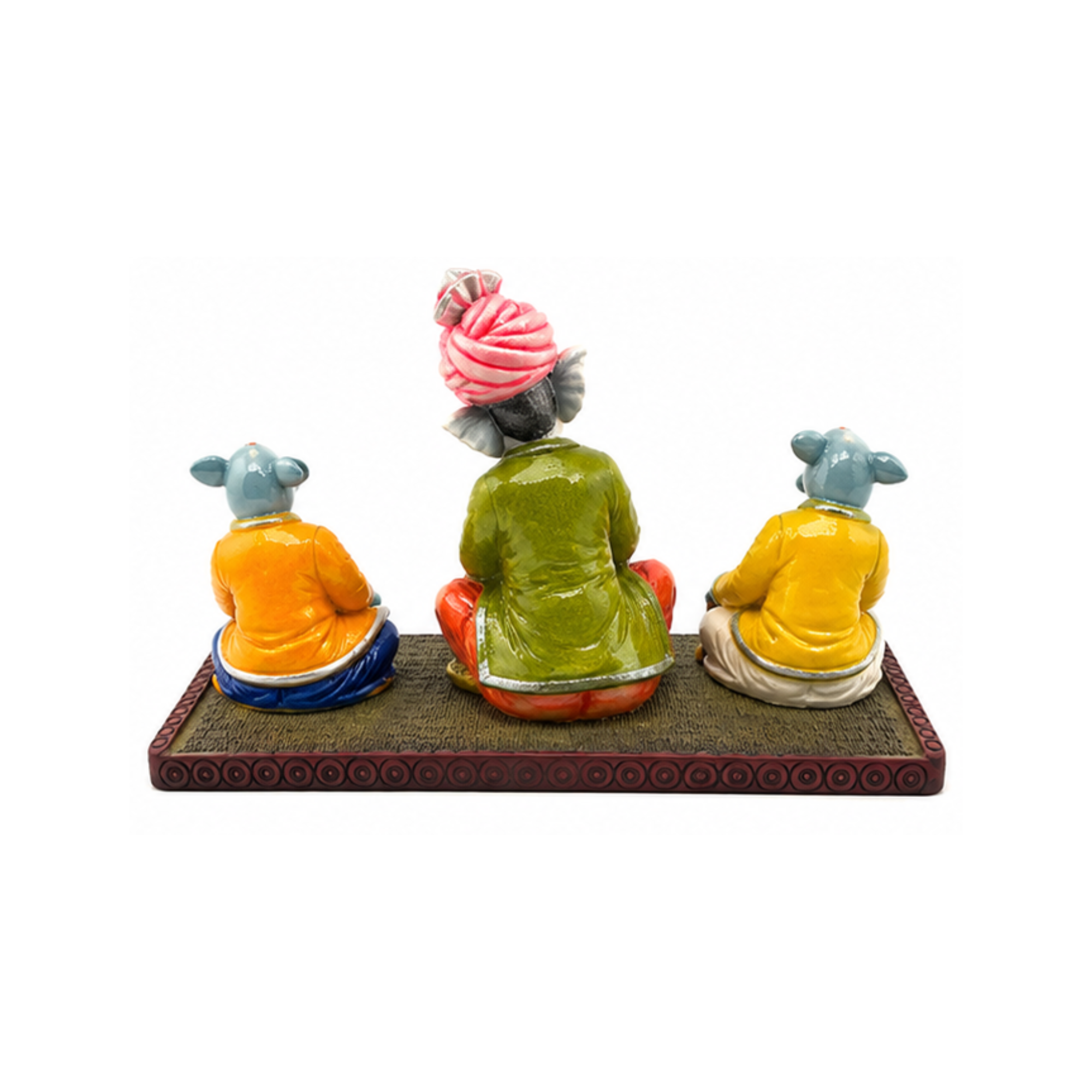 Ganesha Performing Kirtan with 2 Mice | Ganapati with Mushak Music Idol | Traditional Ganesha Home Decor