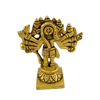 Brass Panchmukhi Hanuman Idol | Five-Faced Hanuman Statue | Panchamukhi Hanuman Murti
