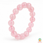 Natural Rose Quartz Bracelet | Pink Crystal Gemstone Bracelet | Love & Self Love Jewelry | Crystal Gemstone Bracelet | Gift for Women