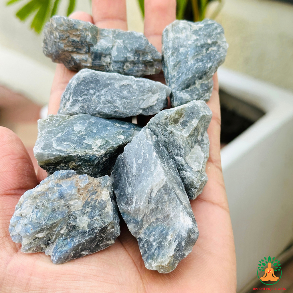 Labradorite Raw Crystals – Natural Rough Unpolished Blue Labradorite Stones | Blue Manifestation Healing and Meditation Crystals