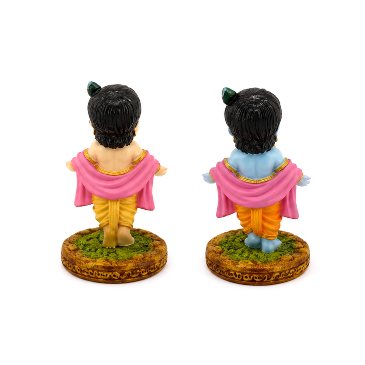 Small Bal Krishna Figurine | Krishna Idol for Car Dashboard Office Decor