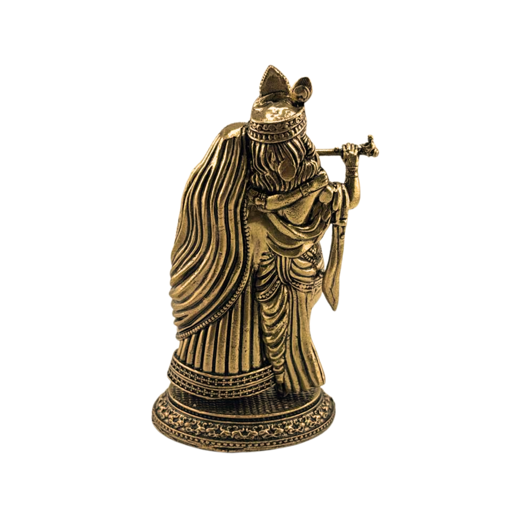 Panchadhatu Radha Krishna Idol | Panchaloha Radha Krishna Murti | Panchaloha Radha Krishna Statue