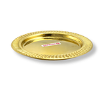 Brass Sudarshan Design Thali | Traditional Brass Puja Plate