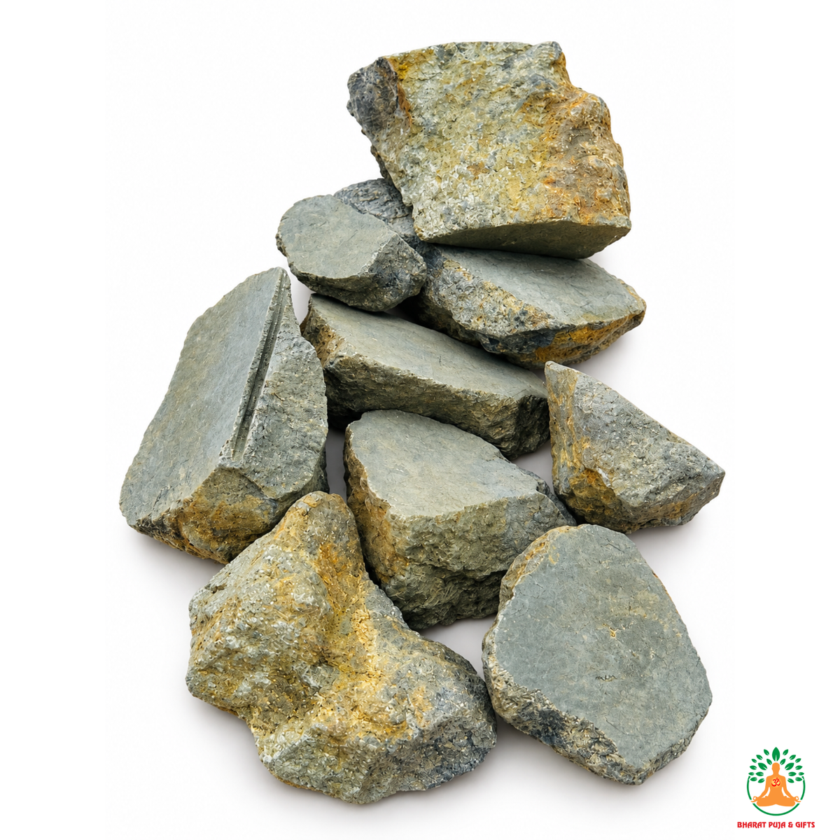 Pyrite Raw Crystals – Natural Rough Unpolished Gray Pyrite Stones | Gray Manifestation Healing and Meditation Crystals