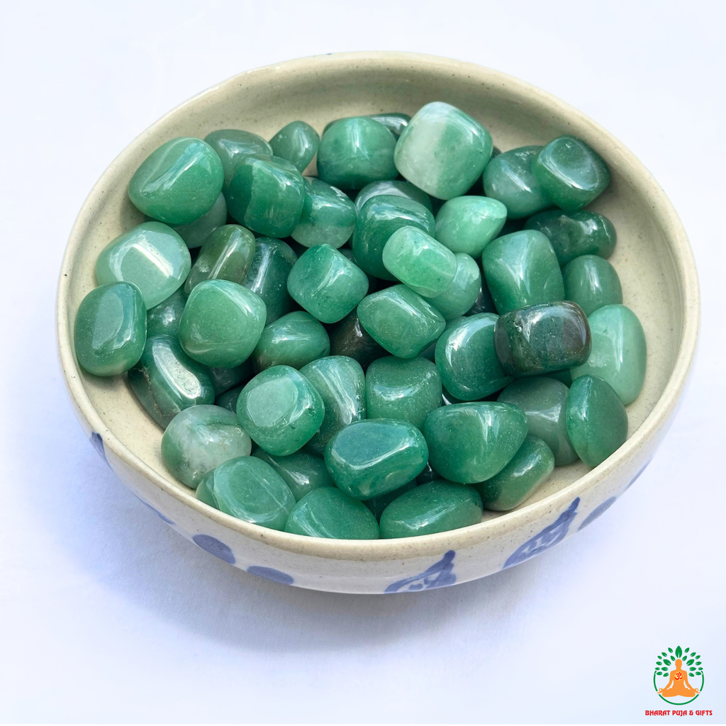 Green Aventurine Tumble Stones – Polished Natural Gemstones | Manifestation Healing and Meditation Crystals